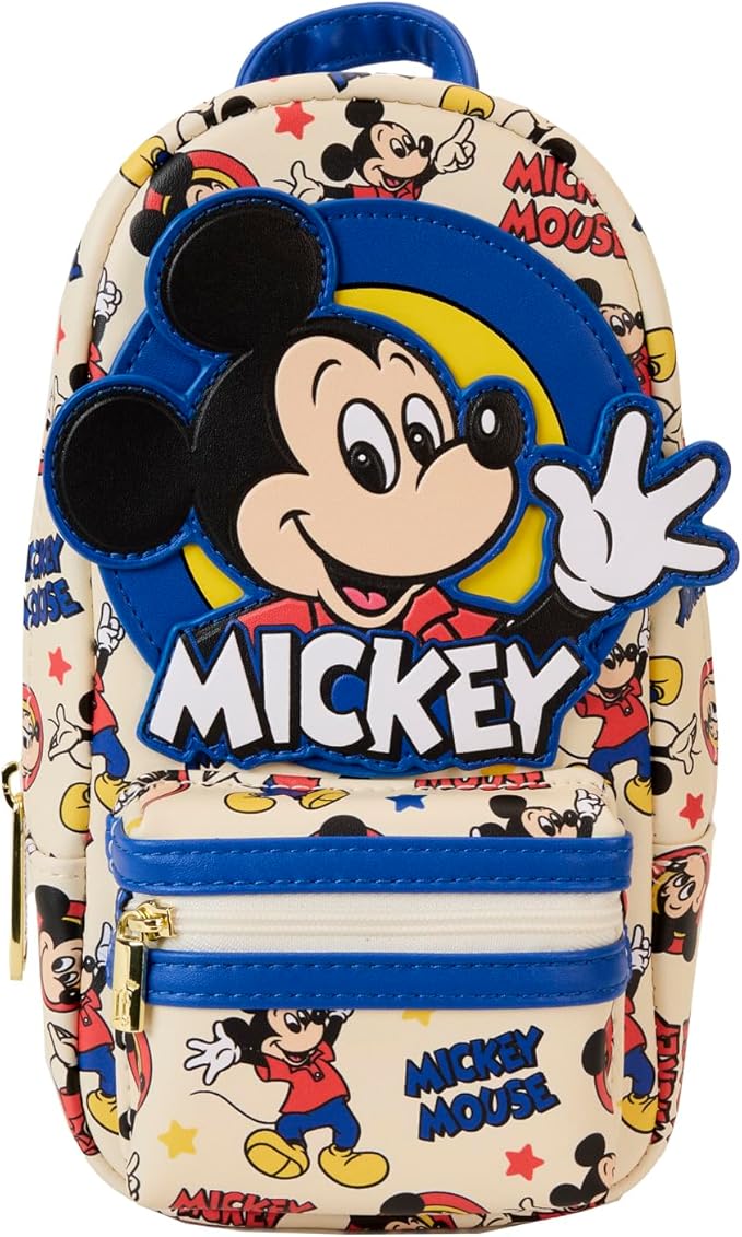 LOUNGEFLY Disney Classic Mini Backpack Pencil Case