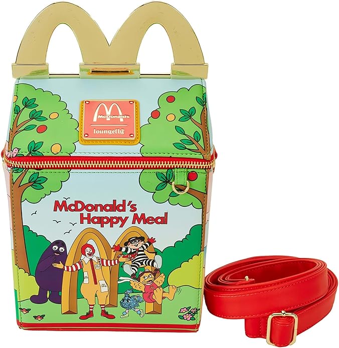 LOUNGEFLY McDonald's Vintage Happy Meal Figural Crossbody Bag