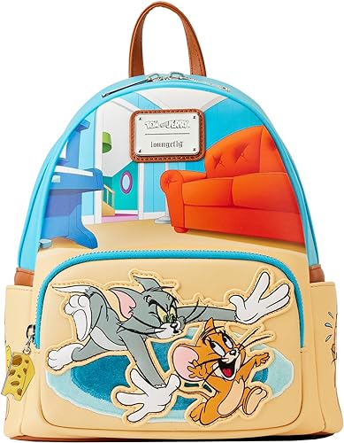 LOUNGEFLY Tom and Jerry Mini Backpack - Official Merchandise - Mini Backpack
