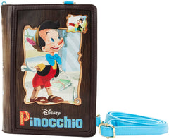 LOUNGEFLY Disney Classic Books Pinocchio Backpack Standard