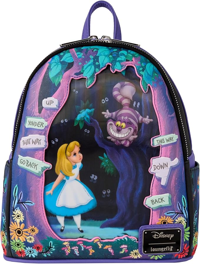 LOUNGEFLY Disney Alice in Wonderland Mini Backpack