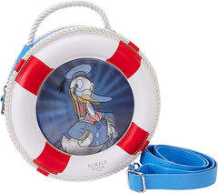 LOUNGEFLY Donald Duck 90th Anniversary Lenticular Crossbody Bag Disney
