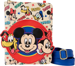 LOUNGEFLY Disney Classic Zip Around Crossbody Journal