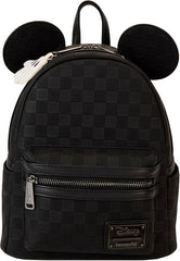 Loungefly Mickey Mouse Checkered Texture Mini Backpack