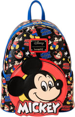 LOUNGEFLY Disney Mickey and Friends Classic Mini Backpack