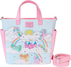 LOUNGEFLY MLP Sky Scene Convertible Backpack & Tote Bag