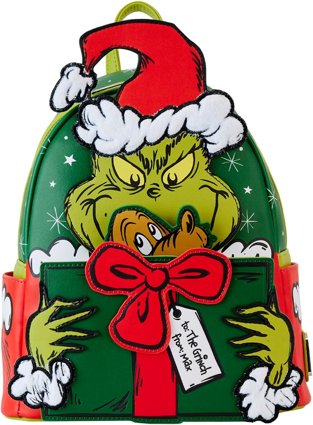 LOUNGEFLY Dr. Seuss' How the Grinch Stole Christmas! Santa Cosplay Mini Backpack