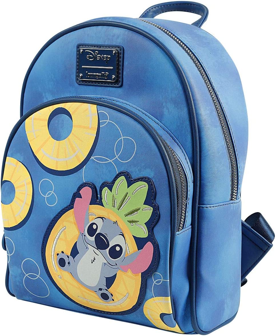 LOUNGEFLY Disney Lilo And Stitch Pineapple Floaty Stitch Mini Backpack