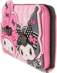 LF Sanrio My Melody and Kuromi Zip Around Wallet