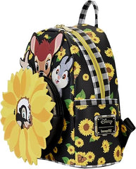 LOUNGEFLY Disney Bambi Sunflower Friends Mini Backpack