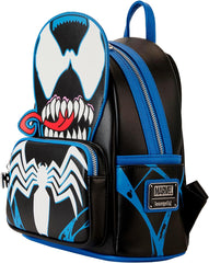 LOUNGEFLY Marvel Venom Cosplay Mini Backpack Glow in the Dark