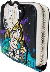LOUNGEFLY Peanuts Snoopy Mummy Zip Around Wallet