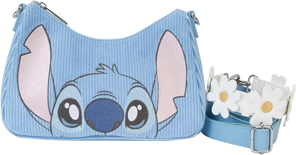 LOUNGEFLY Stitch Springtime Daisy Cosplay Crossbody Bag