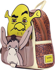 LOUNGEFLY Dream Works Shrek & Donkey Cosplay Mini Backpack