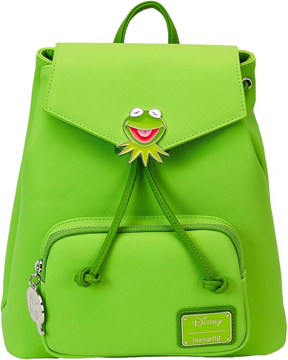 LOUNGEFLY Disney The Muppets Kermit The Frog Mini Backpack