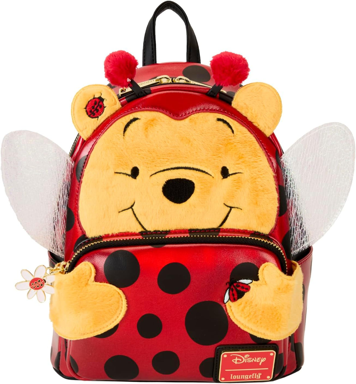 LOUNGEFLY Disney Winnie The Pooh Lady Bug Pooh Cosplay Mini Backpack