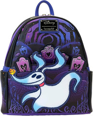 LOUNGEFLY Disney Nightmare Before Christmas Zero Mini Backpack