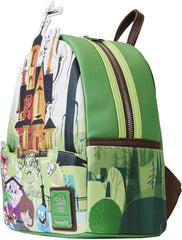 LOUNGEFLY Cartoon Network Foster's Home For Imaginary Friends House Mini Backpack Womens Double Strap Shoulder Bag Purse