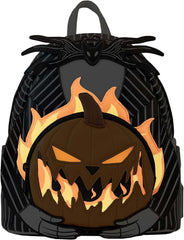 LOUNGEFLY Nightmare Before Christmas Jack Pumpkin Head Double Strap Shoulder Bag