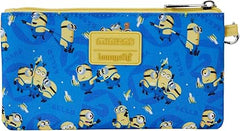 LOUNGEFLY Despicable Me Minions All-Over Print Nylon Zipper Pouch Wristlet