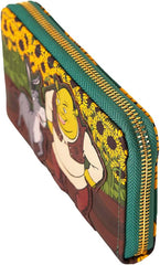 LOUNGEFLY DreamWorks Shrek Spring Vibes Zip Around Wallet
