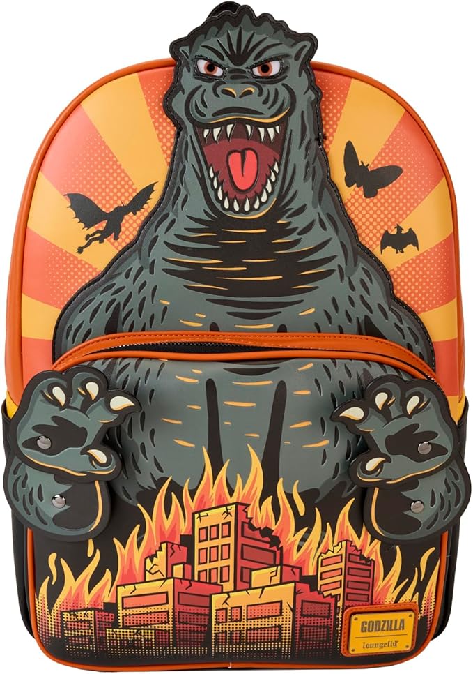 LOUNGEFLY Toho Godzilla Full-Size Cosplay Backpack