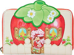 LOUNGEFLY Strawberry Shortcake Strawberry House Zip Around Wallet