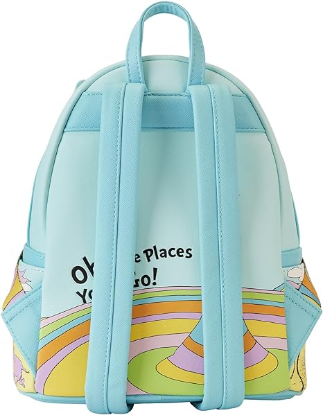 LOUNGEFLY Dr. Seuss 'Oh the Places You'll Go' Mini Backpack Multicolor – ShopHippo