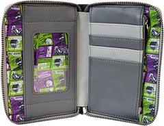 LOUNGEFLY Beetlejuice Lydia Deetz Cosplay Zip Around Wallet