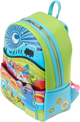LOUNGEFLY Scooby Doo Psychedelic Monster Chase Double Strap Shoulder Bag