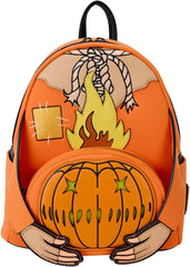 LOUNGEFLY Trick ‘R Treat Flaming Head Sam Mini Backpack