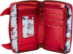 LOUNGEFLY Disney Sitch Devil Zip Around Wallet