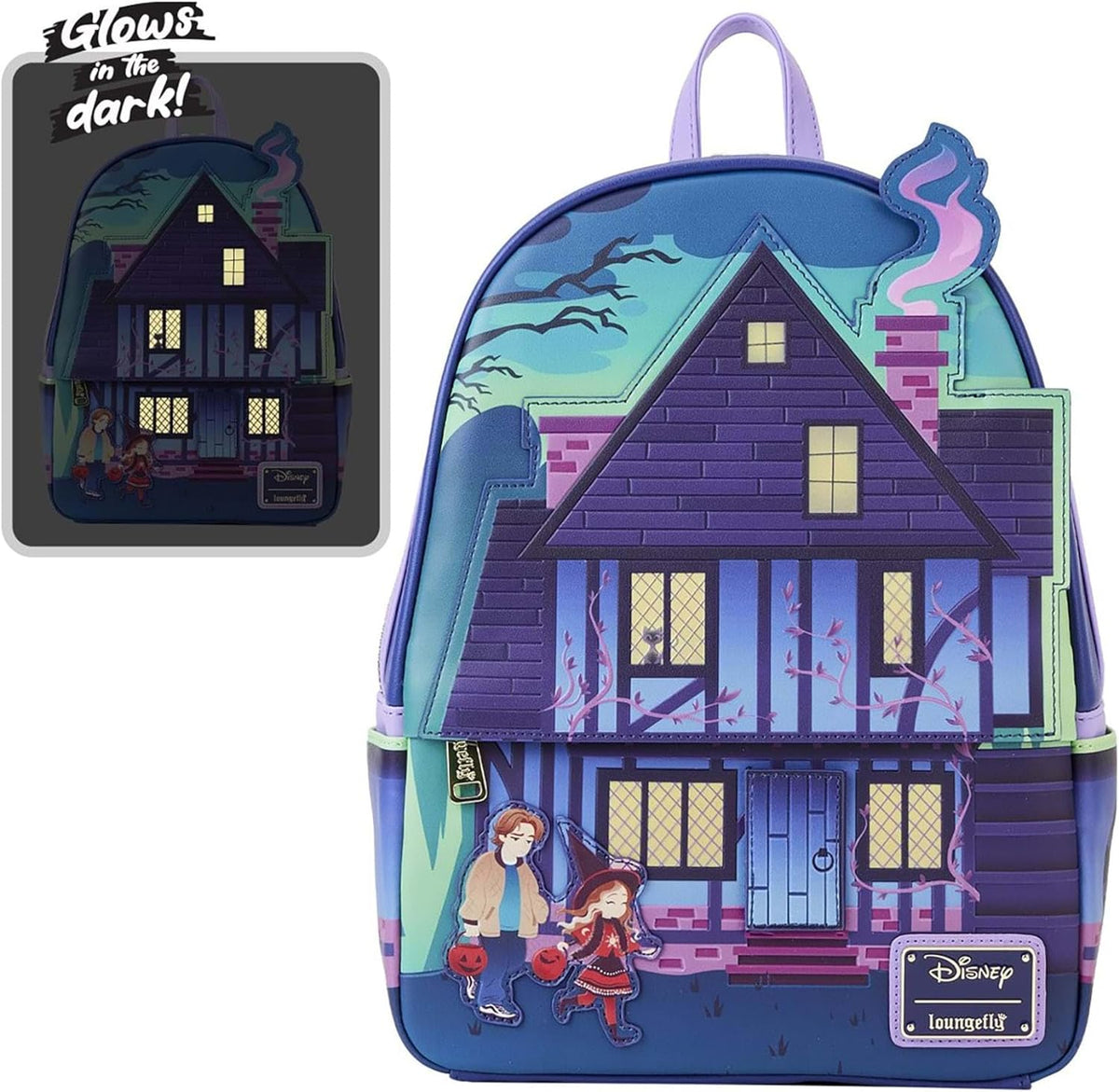 LOUNGEFLY Hocus Pocus Sanderson Sisters House Double Strap Shoulder Bag
