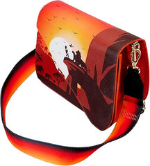 LOUNGEFLY Disney The Lion King 30th Anniversary Pride Rock Silhouette Crossbody Bag