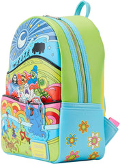 LOUNGEFLY Scooby Doo Psychedelic Monster Chase Double Strap Shoulder Bag