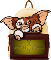 LOUNGEFLY Gremlins 40th Anniversary Gizmo Mogwai Box Mini Backpack