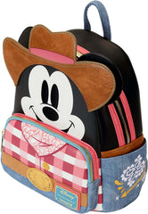 LOUNGEFLY Disney Western Mickey Mouse Double Strap Shoulder Bag