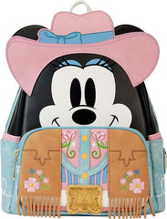 LOUNGEFLY Disney Western Minnie Cosplay Double Strap Shoulder Bag