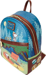 LOUNGEFLY Peanuts Beagle Scouts 50th Anniversary Womens Double Strap Shoulder Bag Purse