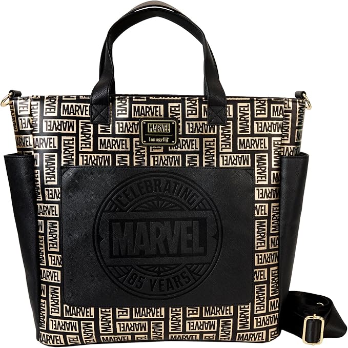 LOUNGEFLY Marvel Logo Convertible Backpack & Tote Bag