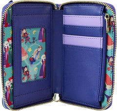 LOUNGEFLY Hocus Pocus Sanderson Sisters House Glow Zip Around Wallet