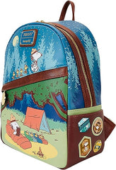 LOUNGEFLY Peanuts Beagle Scouts 50th Anniversary Womens Double Strap Shoulder Bag Purse