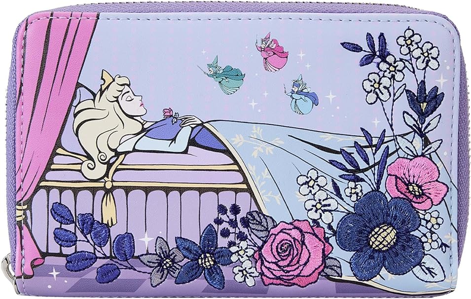 LOUNGEFLY Disney Sleeping Beauty 65th Anniversary Floral Wallet