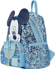 Loungefly Disney Mickey Happy Hanukkah Menorah Disney Mini Backpack