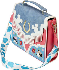 Loungefly Disney Western Mickey and Minnie Crossbody Bag