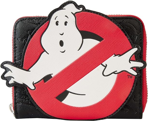 LOUNGEFLY Ghostbusters Logo Zip-Around Wallet