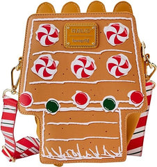 Loungefly Peanuts Snoopy Gingerbread House Figural Crossbody Bag