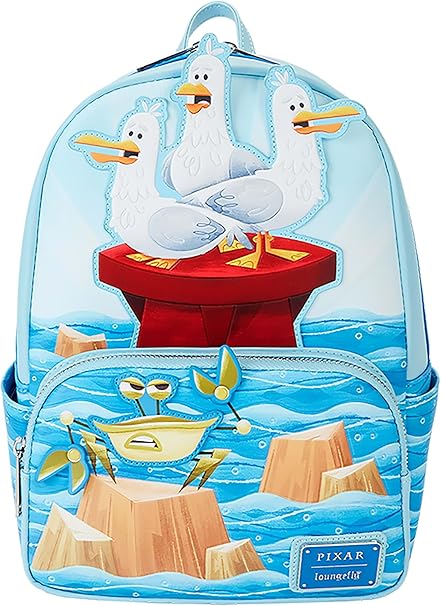 LOUNGEFLY Finding Nemo Seagulls Mine Mine Mine Mini Backpack