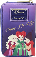 LOUNGEFLY Hocus Pocus Sanderson Sisters House Glow Zip Around Wallet