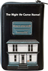 LOUNGEFLY Halloween Michael Myers Mask Cosplay Zip-Around Wallet